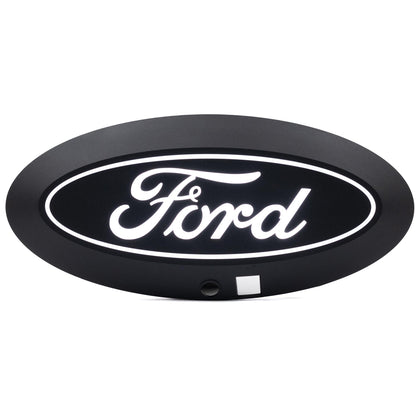Putco 92803 Putco Luminix White Oval LED Emblem - Fits Ford F250, F350, F450, F550 2023-2027 with Camera and Spray Washer