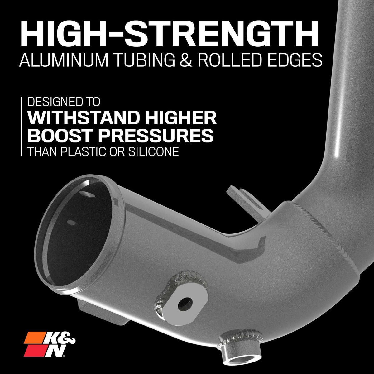 K&N FILTER 77-1020KC K&N Cold Air Intake System: High-Flow Air Filter, Increase Performance & Towing: Compatible with 2023-2024 Bronco Raptor, Ranger Raptor, 77-1020KC