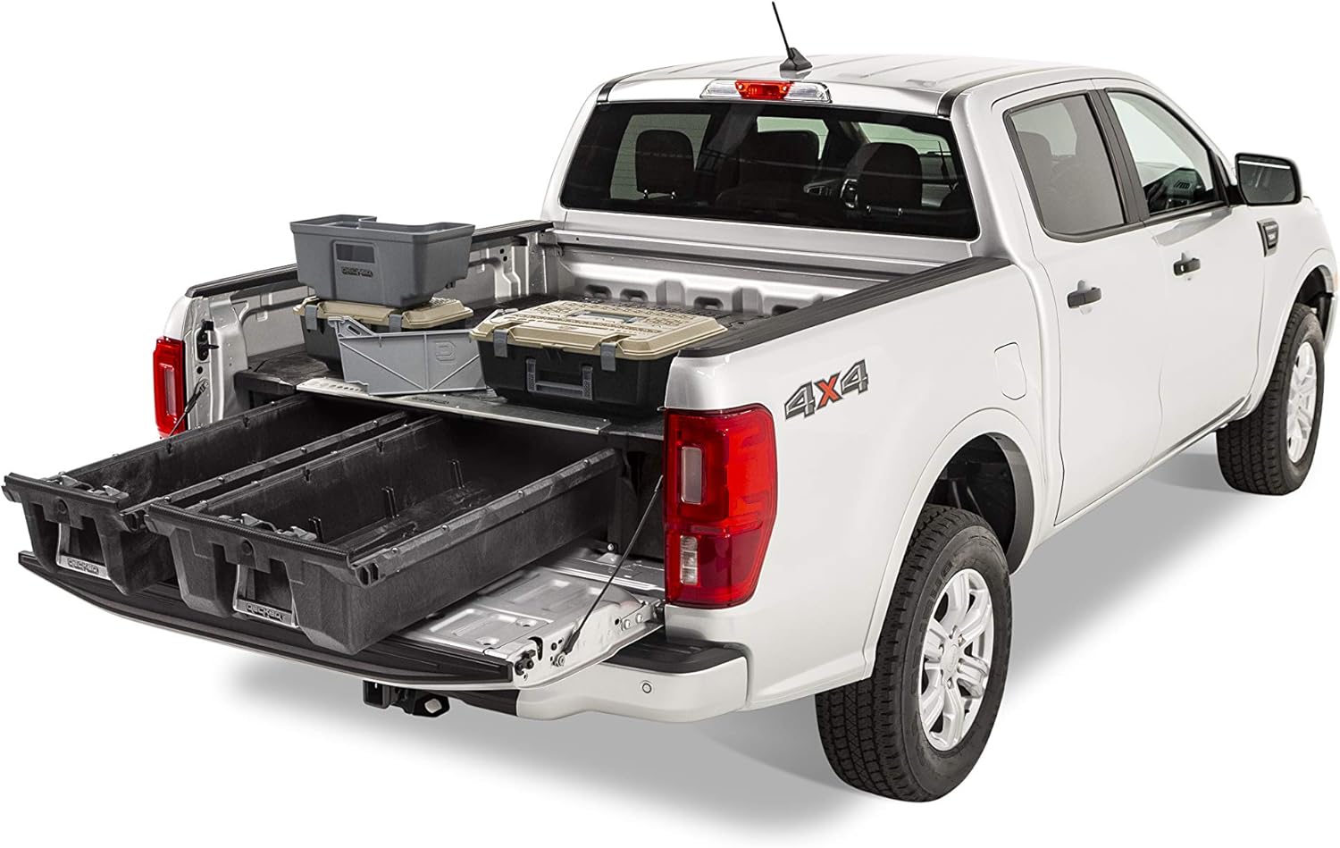 Decked Ford Truck Bed Storage System Includes System Accessories