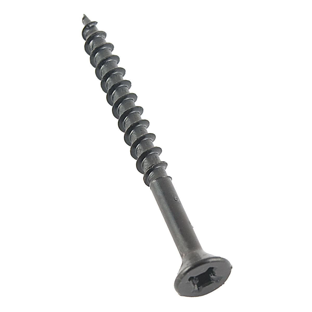 AP PRODUCTS 012-FSQ25BL 8 X 2 AP Products 012-FSQ25 BL 8 X 2 Black Flat Head Screws, 2" / Pack of 25