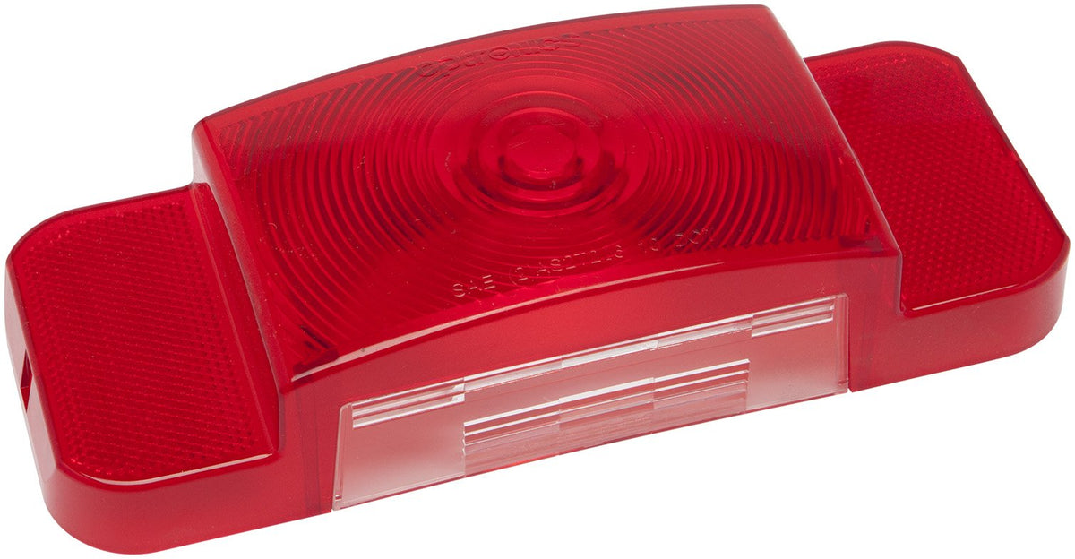 OPTRONICS AST61BP Optronics AST61BP Tail Light Lens for Driver Side, Red