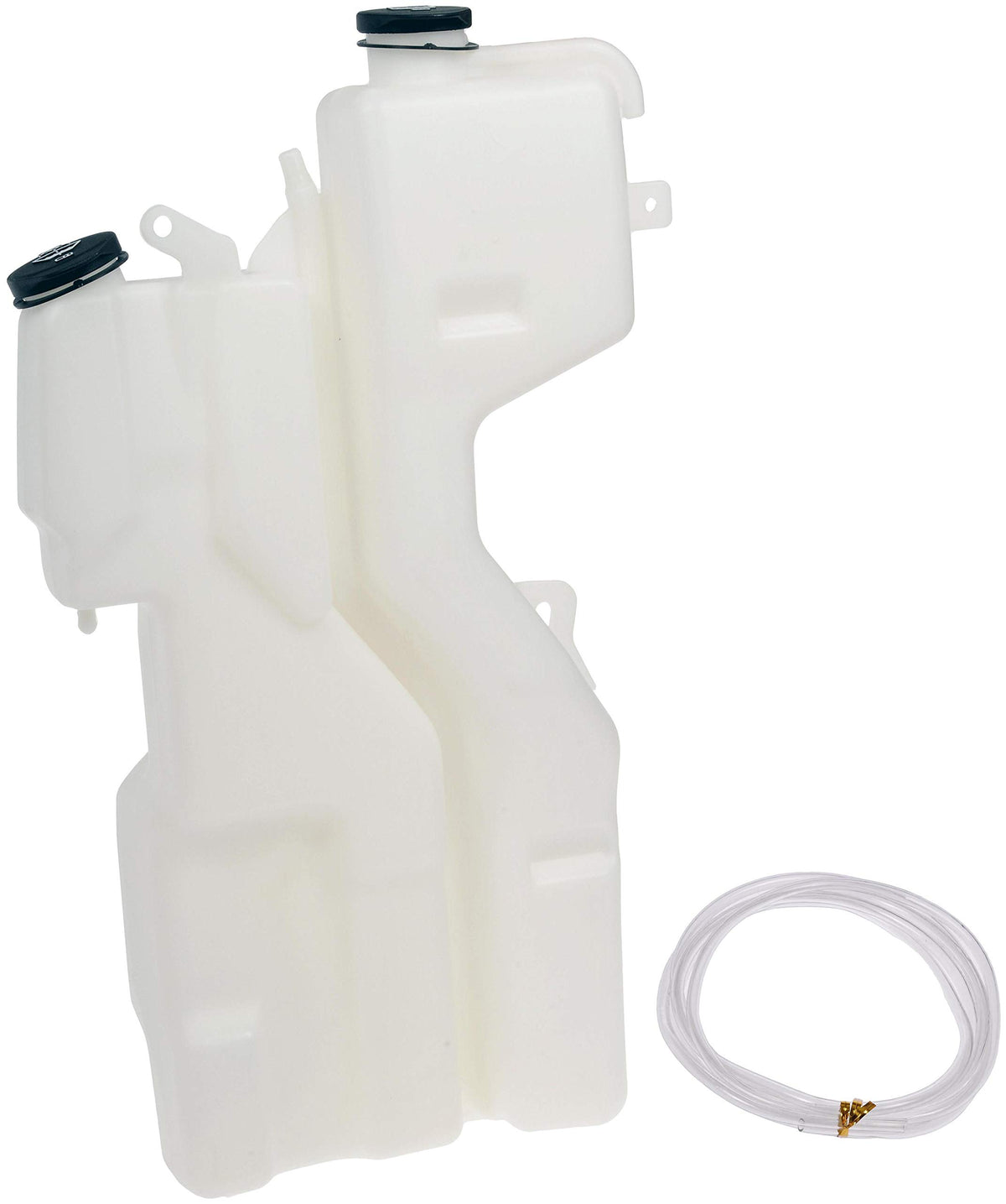 DORMAN 603-574 Dorman 603-574 Front Coolant And Washer Fluid Reservoir with Cap Assembly Compatible with Select Dodge/Mitsubishi/Ram Models