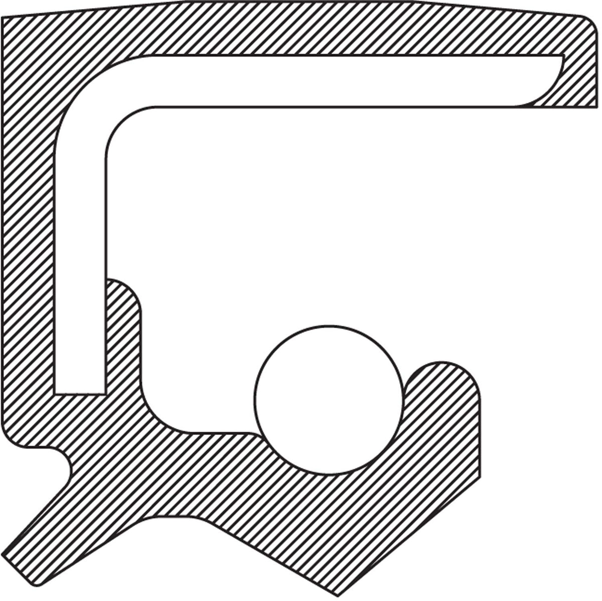 NATIONAL 710652 National 710652 Transfer Case Input Shaft Seal