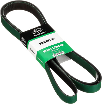 Gates K081189HD Fleet Runner Heavy Duty Micro V Serpentine