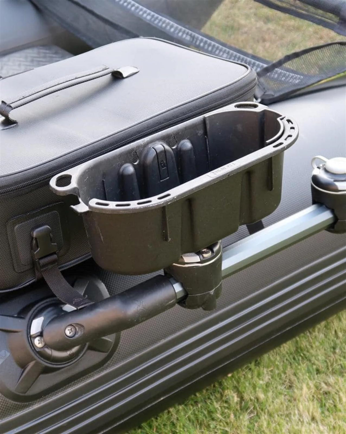 RAILBLAZA 02-4040-11 RAILBLAZA StowPod Cup Holder Storage Caddy for Boats, Perfect for Holding Beverages, Tumblers, Phones, Binoculars and More