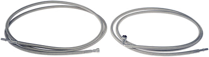 DORMAN 819-875 Dorman 819-875 Front Flexible Stainless Steel Braided Fuel Line Compatible with Select Chevrolet/GMC Models (OE FIX)