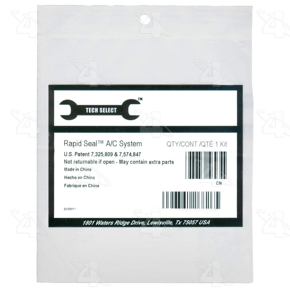 Four Seasons 26775 Cap & Valve A/C System Seal Kit, R12 R134A
