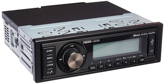 CLARION 010-03195-00 Clarion M508 Single-din in-Dash Marine-Grade Digital Media Receiver with Bluetooth Black