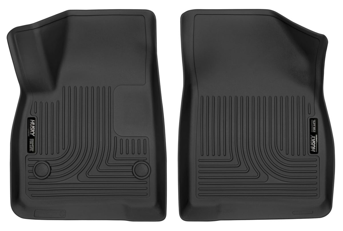Husky Liners 52251 Husky Liners X-act Contour Floor Mats – Fits 2017-2026 Cadillac XT5 & GMC Acadia; 2019-2026 Chevrolet Blazer – Front Row, 2-pc Black - 52251