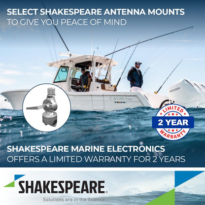 SHAKESPEARE 4188-SL Shakespeare 4188-SL SWIVEL STAINLESS RAIL MNT 1-1.5'