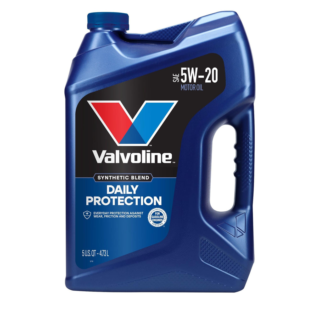 VALVOLINE 881158 Valvoline Daily Protection SAE 5W-20 Synthetic Blend Motor Oil 5 QT