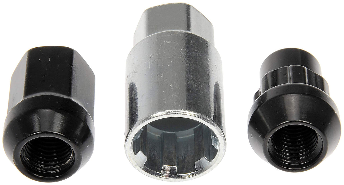 Dorman 713-375A BLACK ACORN WHEEL NUT LOCK SET