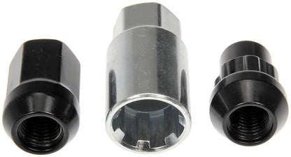 Dorman 713-375A BLACK ACORN WHEEL NUT LOCK SET