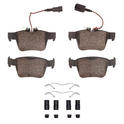 Dynamic Friction 1551-1989-11 ADVANCED PADS-CERAMIC W/HDW