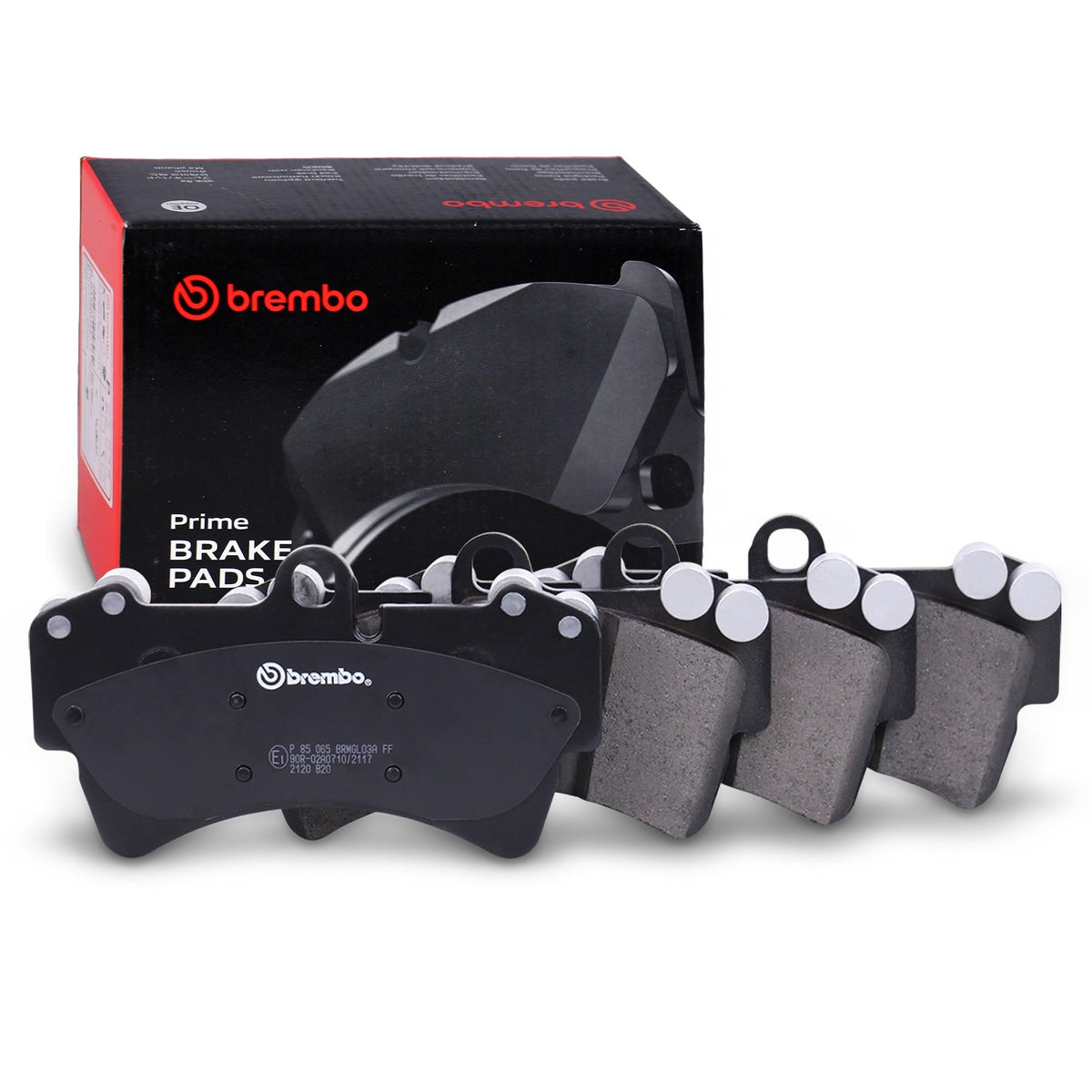 BREMBO P85065 Brembo P85065 Low-Met Front Disc Brake Pad Set AUDI/PORSCHE/VW OE# 95535193911