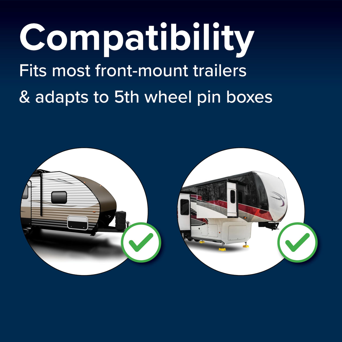 CAMCO 25563 Camco Camper/RV AccuLevel - Features Front to Back and Side to Side RV Leveling - Easy to Install (25563)