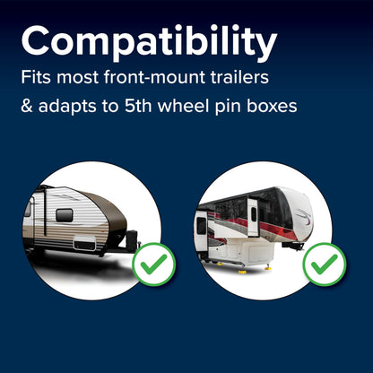 CAMCO 25563 Camco Camper/RV AccuLevel - Features Front to Back and Side to Side RV Leveling - Easy to Install (25563)