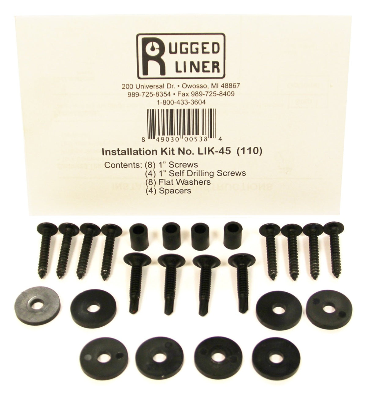 Rugged Liner LIK45 Rugged Liner LIK45 Tailgate Piece Install Kit