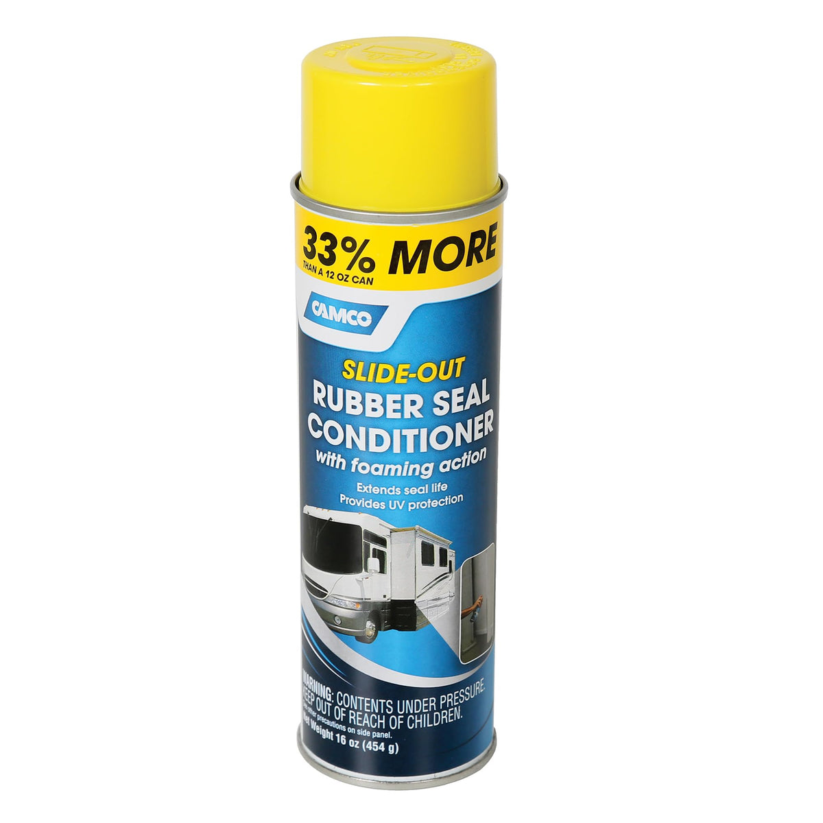 CAMCO 41135 Camco RV Slide-Out Rubber Seal Conditioner with Foaming Action; Extends Seal Life and Provides UV Protection (41135)