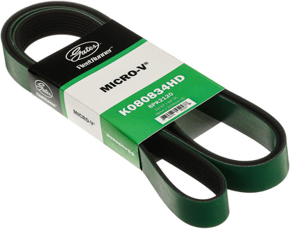 Gates K080834HD Fleet Runner Heavy Duty Micro V Serpentine