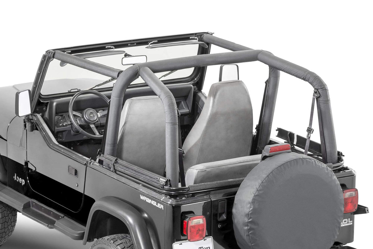 MASTERTOP 12203115 MasterTop 12203115 Soft Top SPRT BAR CVR 92-95 WRG BLKDEN