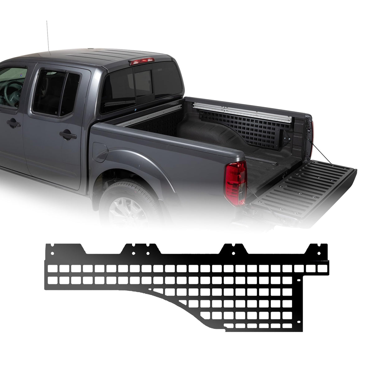 PUTCO 195432 Putco Truck Bed Passenger Side MOLLE Panel - Fits 2005-2021 Nissan Frontier 6'2'' Bed