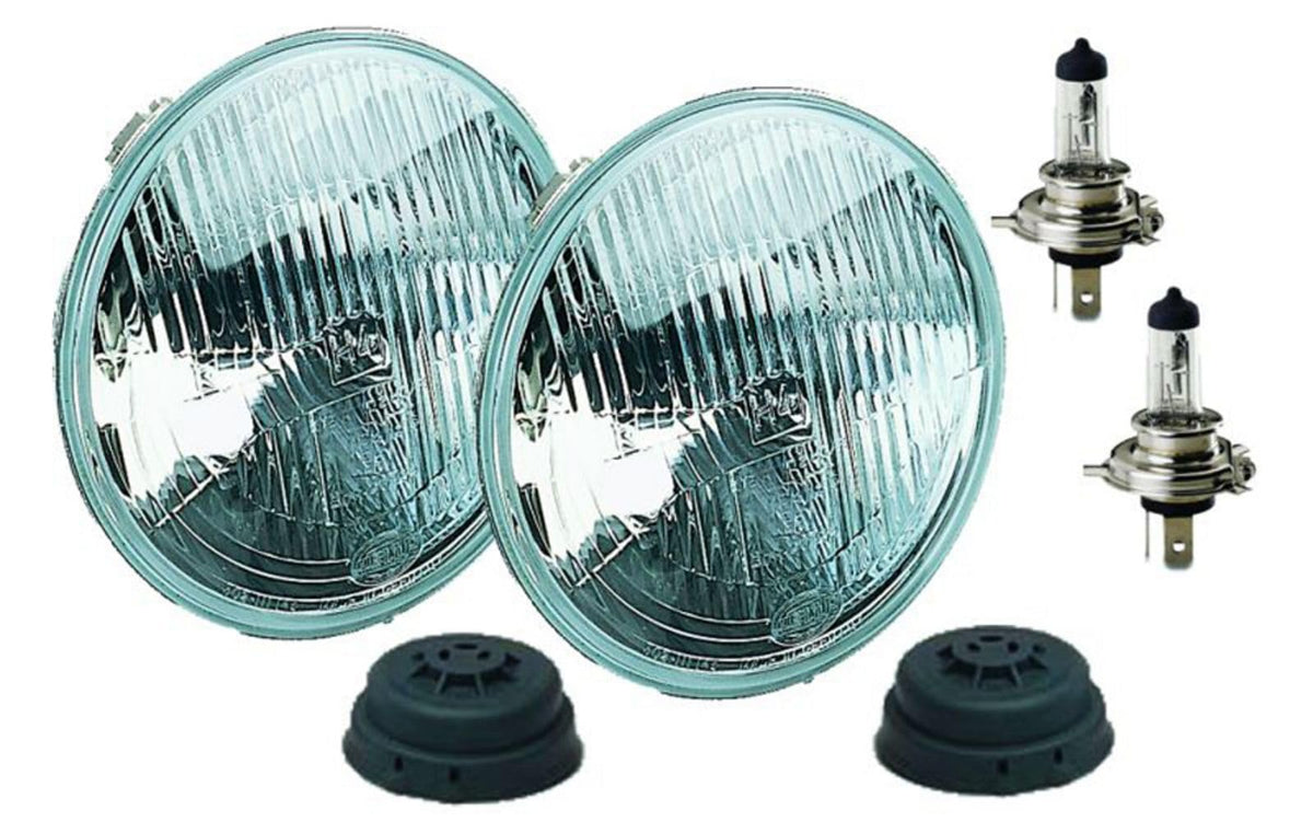 HELLA 002395801 Hella 002395801 Vision Plus 165mm 12V High/Low Beam Halogen Conversion Headlamp Kit (H4 ECE), Multi