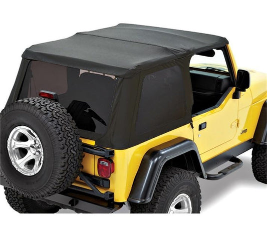 BESTOP 56920-17 Bestop Trektop Black Twill 5692017 for Jeep Wrangler TJ 2-Door 1997-2006
