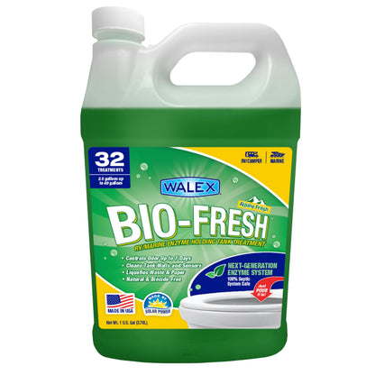 WALEX BIOFRAF1G Walex Bio-Fresh Liquid RV Black Tank Treatment - Alpine Fresh, 1-Gal