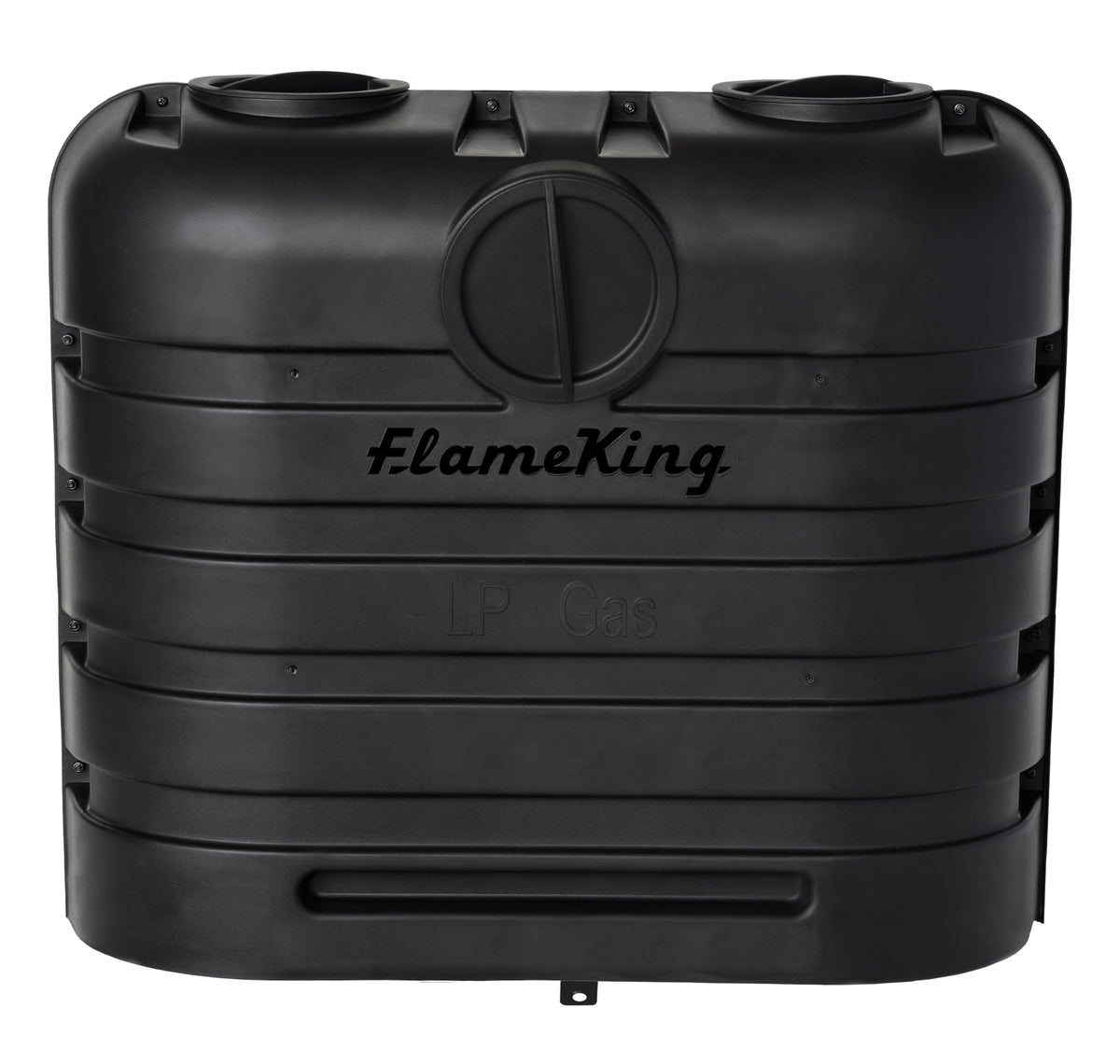 FLAME KING YSN-PCC-RV30 Flame King Dual 30LB LP Propane Tank Light Plastic Heavy Duty Cover for RV, Travel Trailer, Camper And Recreational Vehicle - Black