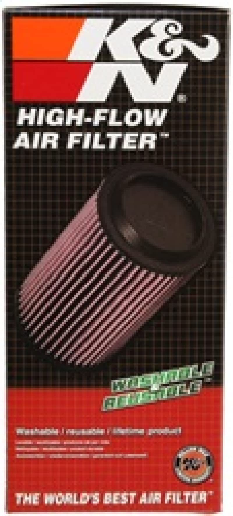 K&N FILTER PL-5008 K&N Engine Air Filter: High Performance, Powersport Air Filter: Fits 2000-2014 POLARIS (Ranger, 4x4, 400, EFI, 500 Crew, LE, Turbo Silver, 800 HD EPS, 6x6 800, XP,and other select models) PL-5008