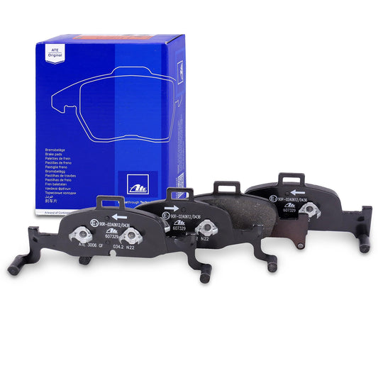 ATE 607329 ATE Ceramic Semi-Metallic Disc Brake Pad Set for Front and Rear - Compatible with Q5, A4, A5, Quattro, A6, A5 Sportback