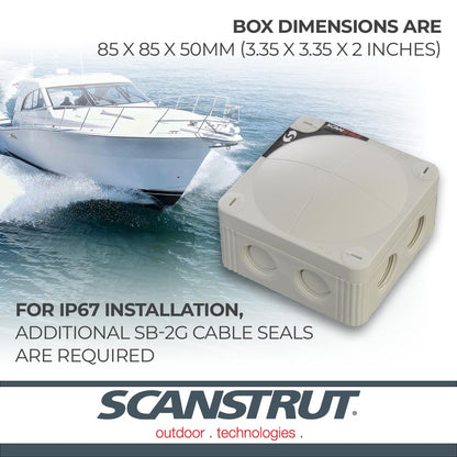 SCANSTRUT SB-8-10 Scanstrut SB-8-10 Waterproof Electrical Junction Box - 10-Way