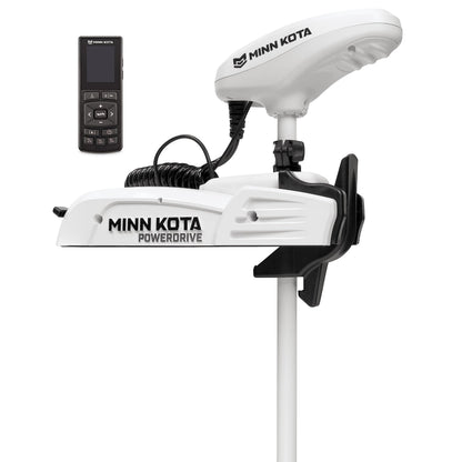 Minn Kota 1363586 Minn Kota Riptide PowerDrive Bow-Mount Electric Trolling Motor with Wireless Remote – 70 Lb. Thrust, 54 In. Shaft, Saltwater