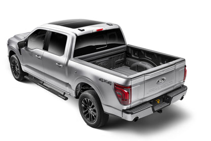 GO RHINO 104415587T Go Rhino 4" Oval 1000 Series Sidesteps & Brackets | Galvanized Steel, Textured Black | 104415587T | Fits 2015-2024 Ford F-150 Super Crew; 2017-2024 F-150 Raptor Super Crew & Others (See Description)