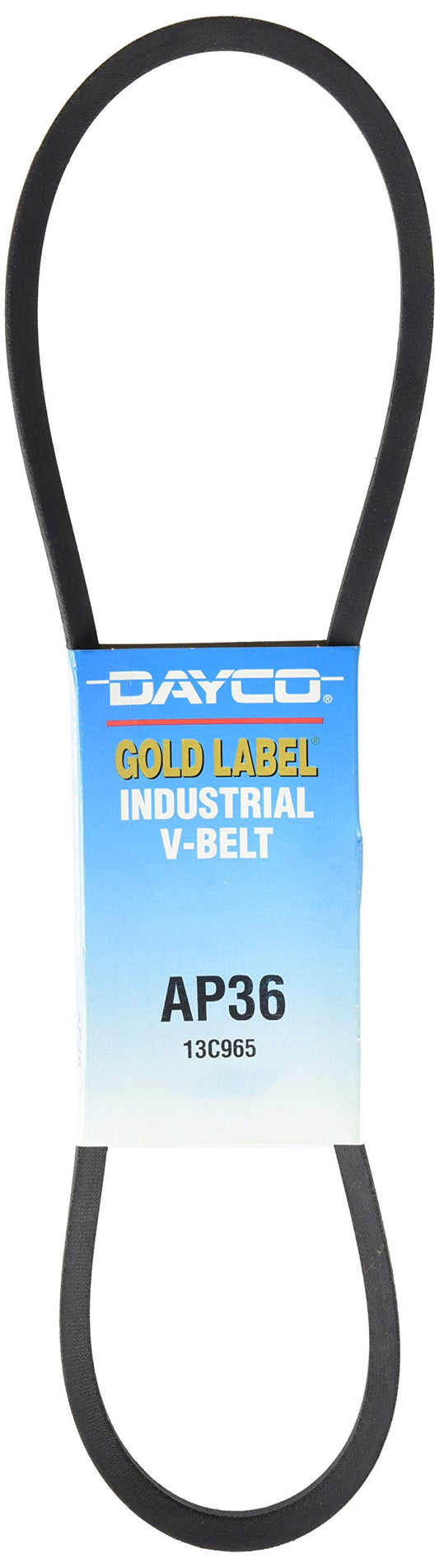 Dayco AP36 Super Blue Ribbon V-Belt, Black