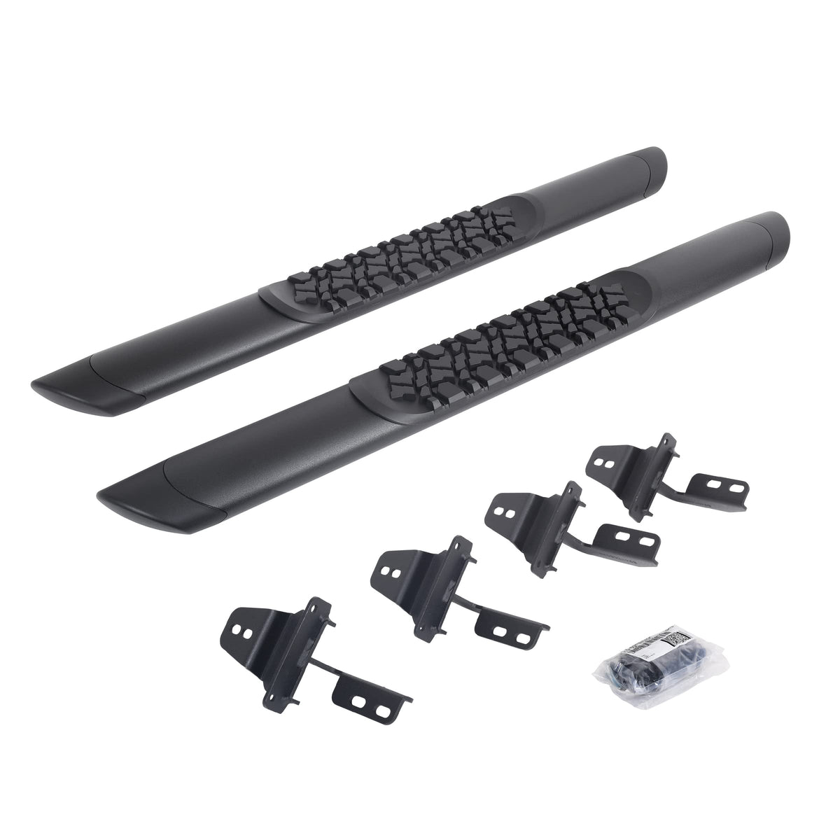 GO RHINO V3492652T Go Rhino V3492652T V-Series V3 Aluminum Side Steps and Mounting Brackets Kit - Textured Black for Jeep 18 Wrangler JK, Jeep 07-17 Wrangler (Sport Utility)