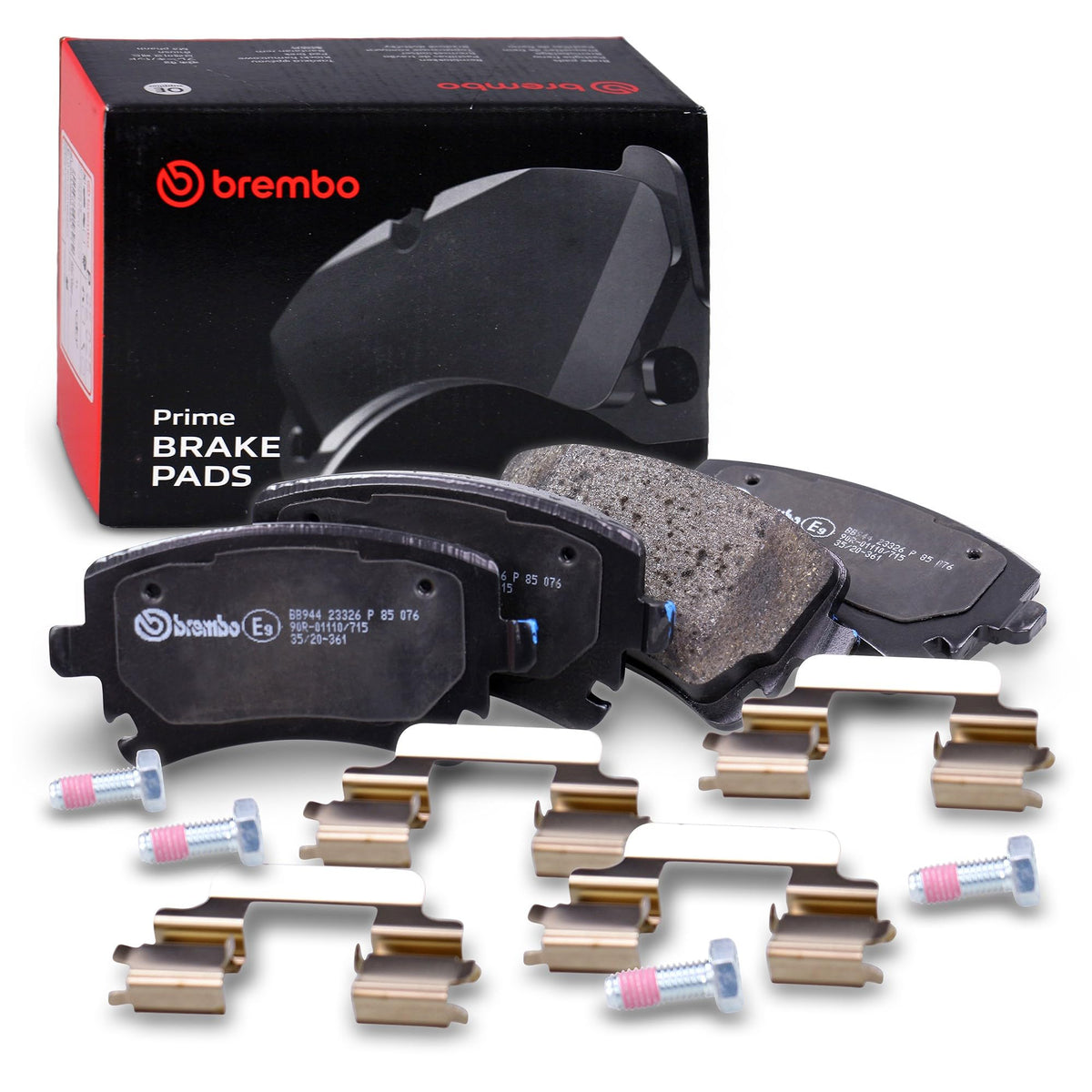 BREMBO P85076 Brembo P85076 Low-Met Rear Disc Brake Pad Set AUDI/AUDI (FAW)/VW OE# 8E0698451P