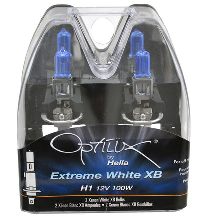 Hella H71070227 Optilux XB Series H1 Xenon White Halogen Bulbs