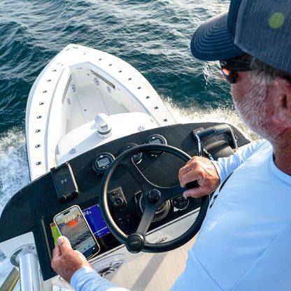 SCANSTRUT SC-CW-04G SCANSTRUT Active 15W Waterproof Wireless Charger Mount, IPX6 Rated, 12/24V Qi Fast Charging Phone Holder for Boats, RVs & ATVs, One-Hand Docking, Secure Grip, Universal Compatibility