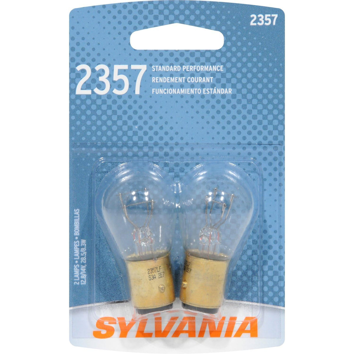 SYLVANIA 2357.BP2 SYLVANIA 2357 Basic Miniature Bulb, (Contains 2 Bulbs)