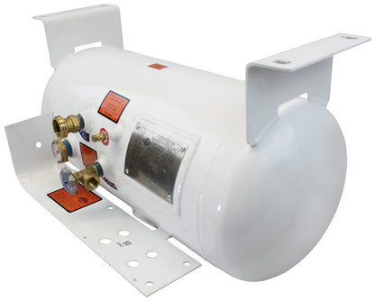 FLAME KING YSN122LB Flame King YSN122 12.2 Gallon RV, Van Or Trailer Horizontal ASME RV Propane Tank Cylinder, 12" x 28"