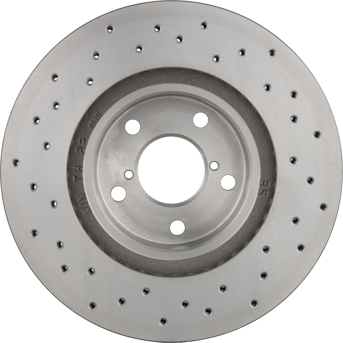BREMBO 0956742XC02 Brembo 09.5674.2X Xtra UV Coated vented drilled Front Brake Rotor SUBARU/TOYOTA OE# 26300AE071