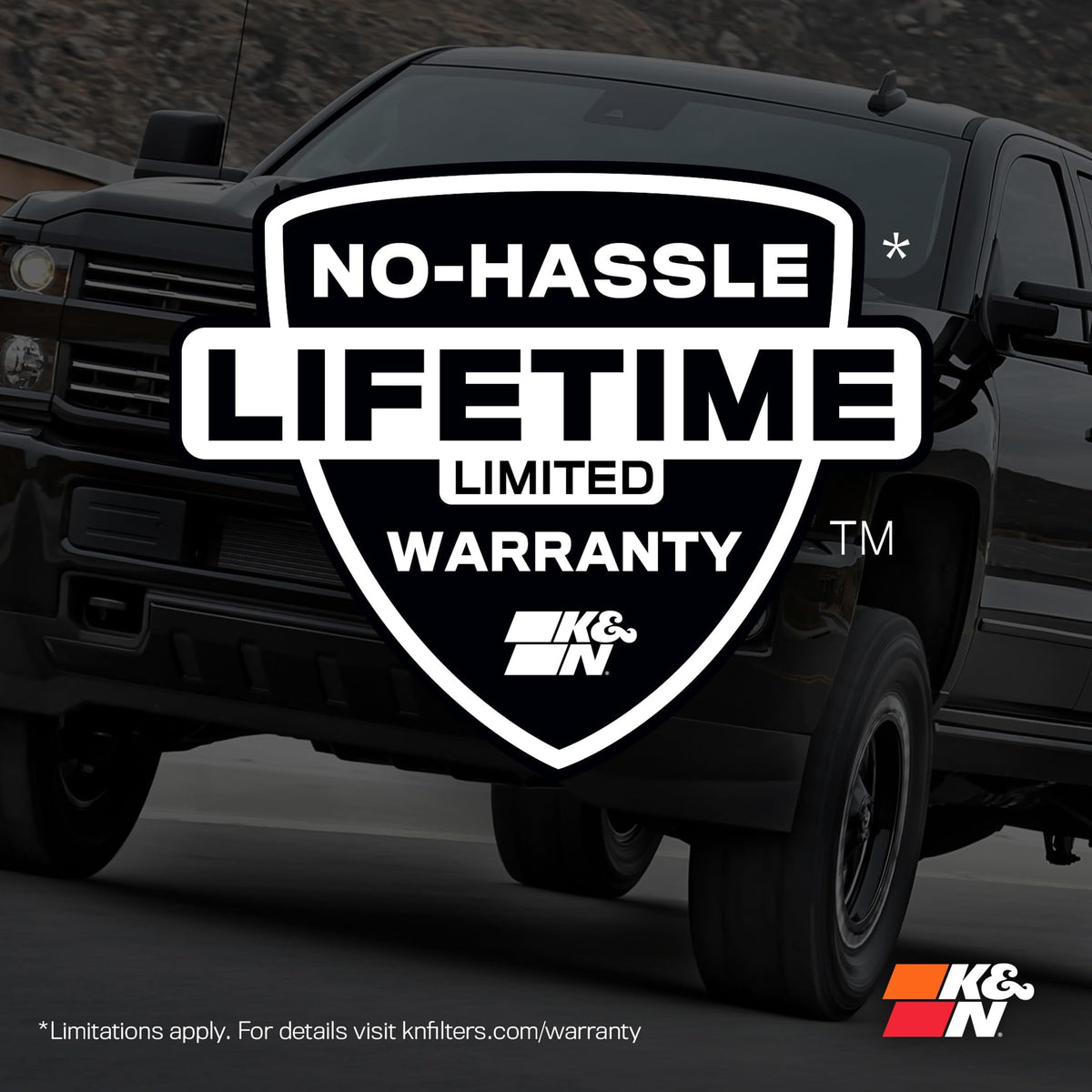 K&N FILTER 33-3185 K&N High-Flow Original Lifetime Engine Air Filter: Washable, 33-3185