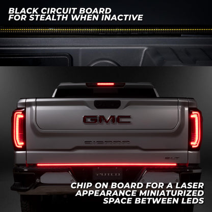 Putco 9203060-13 Putco 60" Blade LED Tailgate Light Bar Red/White LEDs & Plug-N-Play Quick Connect Harness - Fits Ford F150 2021-2023 (Only fits Models Without Onboard Scale/Tow Tech & OE LED Taillights)