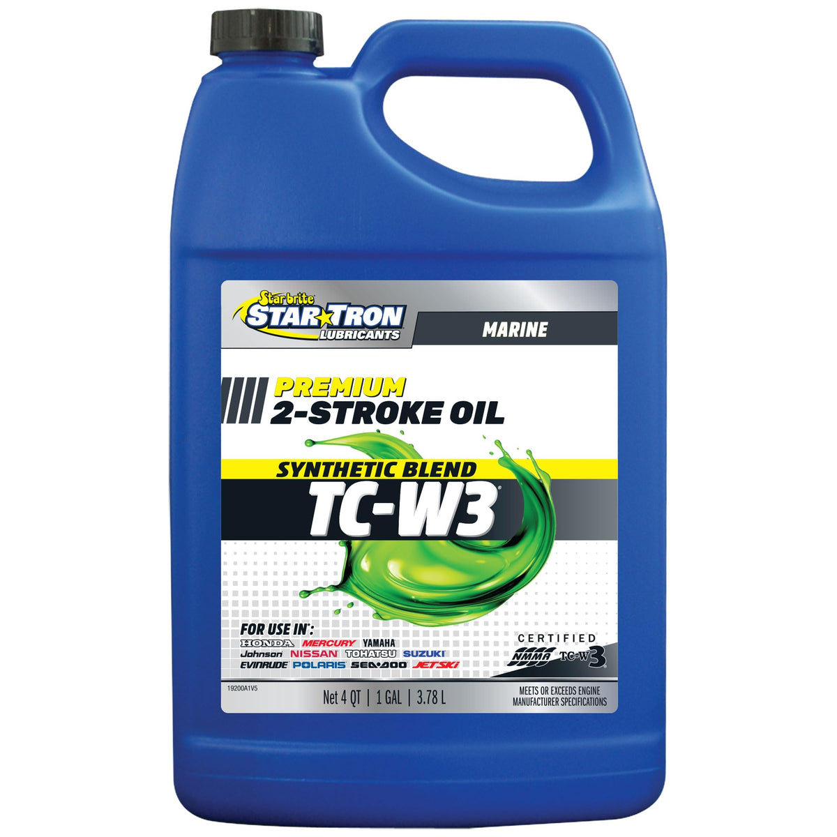 STAR BRITE 19200 Star Brite 19200; Tcw-3 Super Premium Outboard 2-stroke Oil Gallons Made by Star Brite
