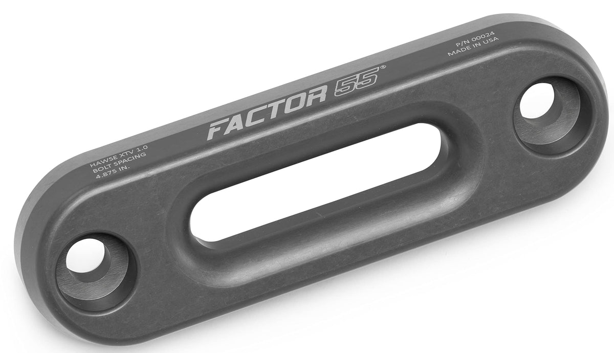 FACTOR 55 00024 Factor 55 00024 XTV Hawse Fairlead 4.875 Inch Powersports UTV/ATV Gun Metal Gray