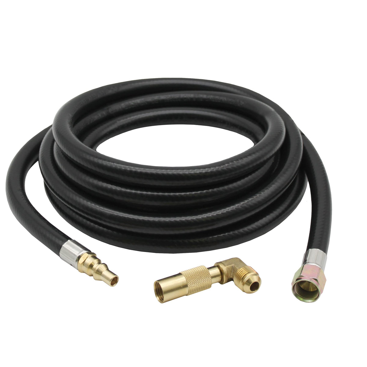FLAME KING FK-GRD-12FTQC Flame King Propane 12ft RV Quick Connect Hose Adapter for 17" or 22" BlackStone or Flame King Griddle