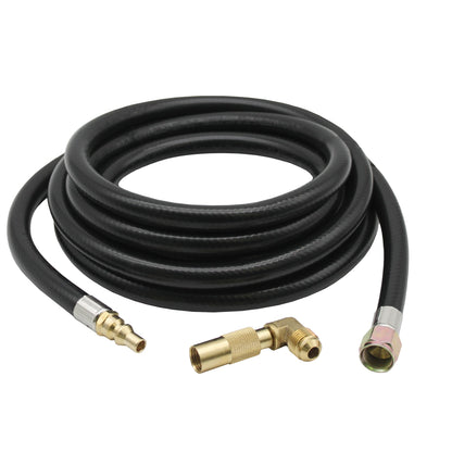 FLAME KING FK-GRD-12FTQC Flame King Propane 12ft RV Quick Connect Hose Adapter for 17" or 22" BlackStone or Flame King Griddle