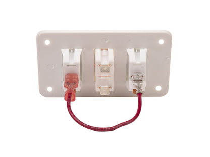 DOMETIC 91230 Atwood 91230 White Dual Panel Switch Kit